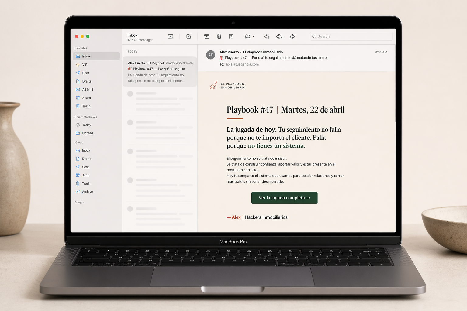 El Playbook Inmobiliario — Newsletter